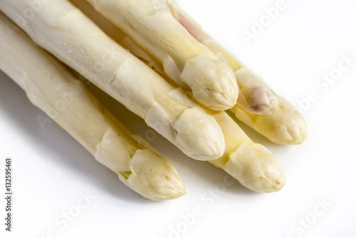 fresh white asparagus