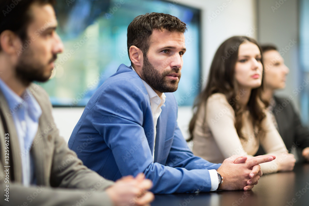 Business colleagues in conference room Business colleagues in conference room