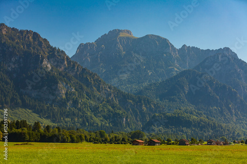 viewf of mountains in oberallgau photo