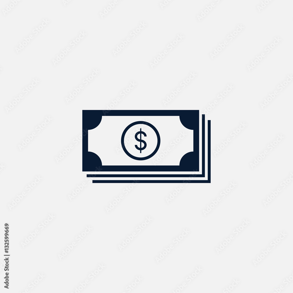 Money icon simple illustration Money icon simple illustration