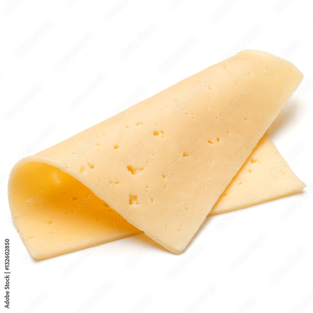 cheese slice isolated on white background cutout cheese slice isolated on white background cutout