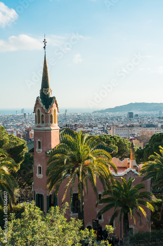 Casa-Museu Gaudi in high angle format
