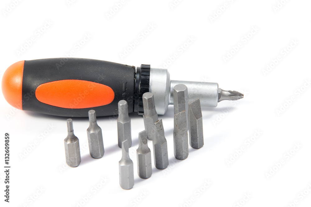 Fototapeta premium Hand tools isolated on a white background