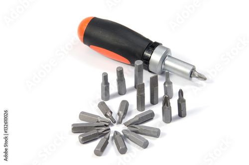 Hand tools isolated on a white background