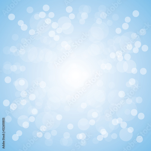 Blue bokeh background