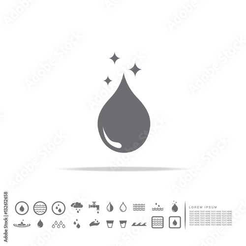 water sparkling icon