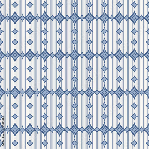 Seamless geometric graphic pattern with rhombus