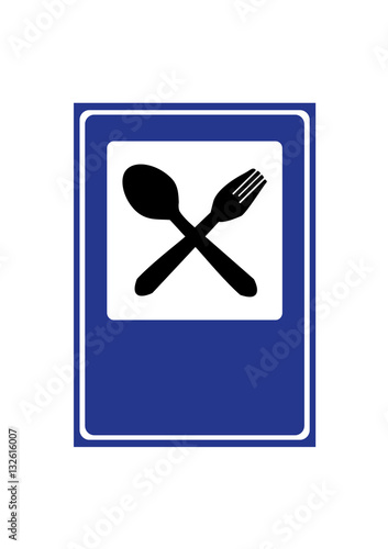 Panneau restaurant 