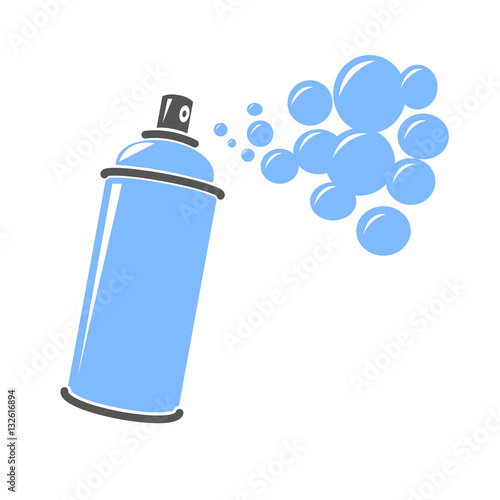 Spray can icon - vector isolated white background
