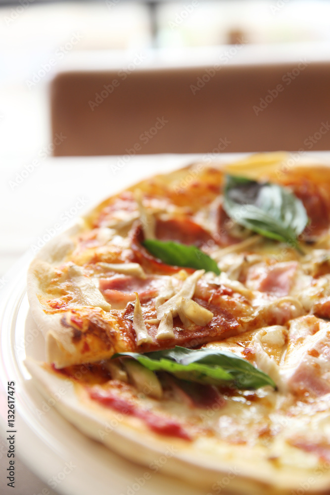 pizza on wood background pizza on wood background