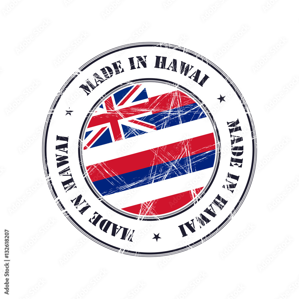 Made in Hawai rubber stamp Made in Hawai rubber stamp