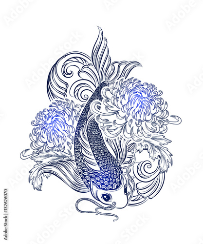 koi carp tatoo