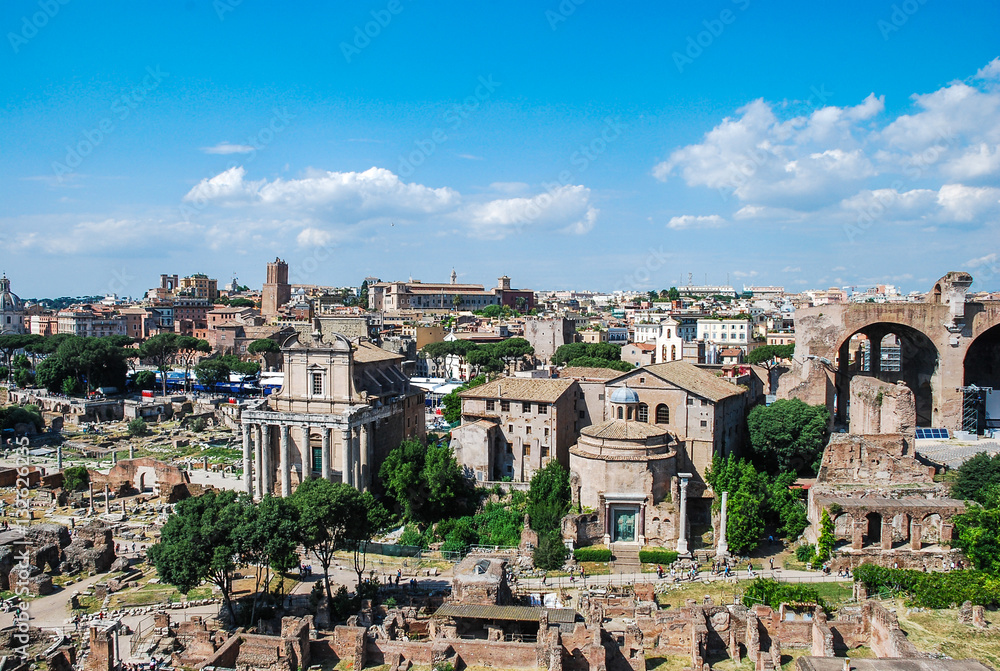 Rome aerial view