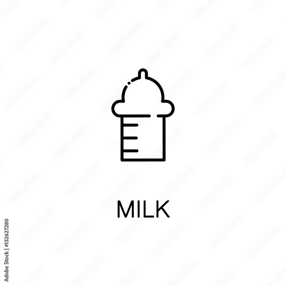 Milk line icon Milk line icon