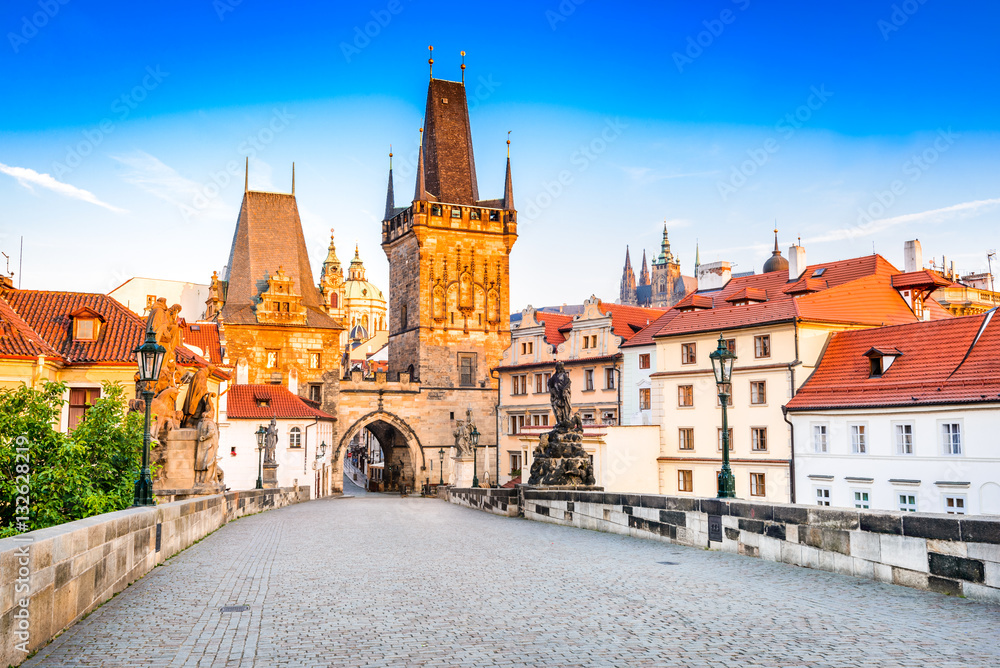 Fototapeta premium Charles Bridge, Prague, Czech Republic