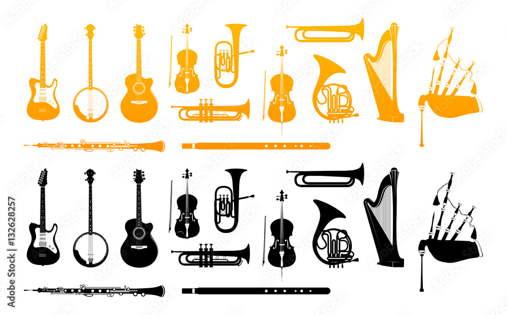 Fototapeta premium Orchestra Musical Instrument