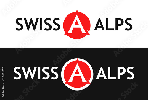 Round Logo of Swiss Alps