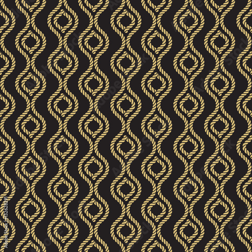 Seamless nautical rope pattern
