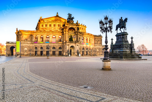Semperoper, Opera in Dresden, Germany photo