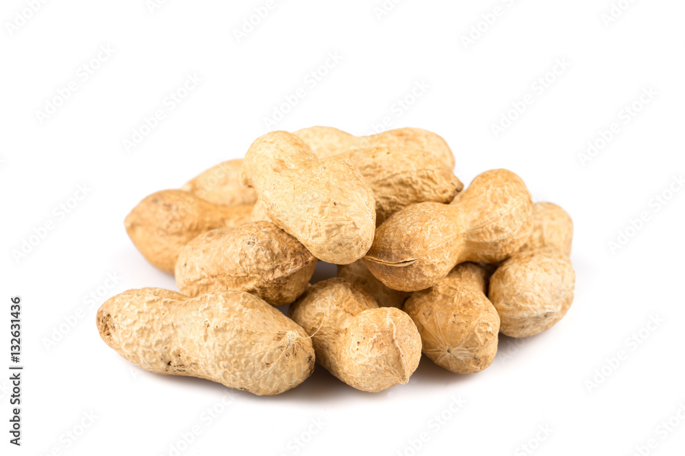 Pile of peanuts close up Pile of peanuts close up