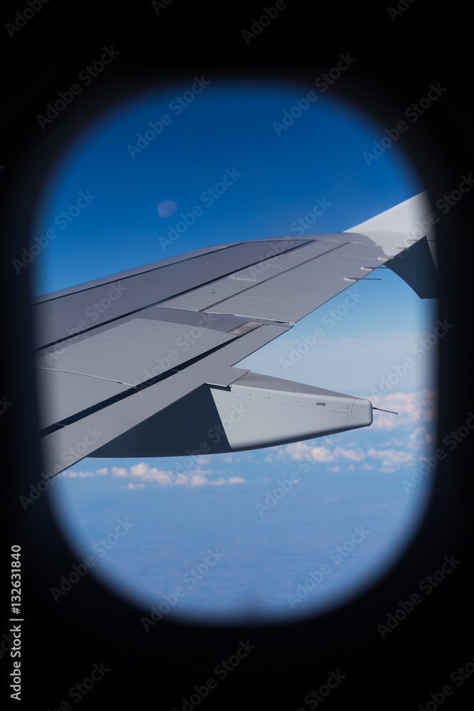 Looking Out Airplane Window Looking Out Airplane Window