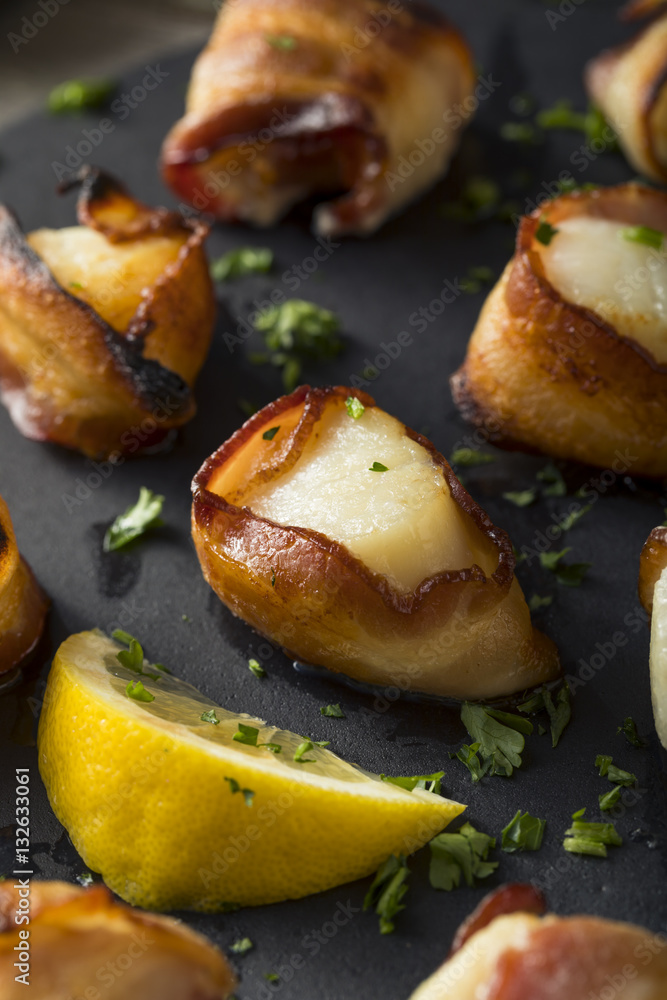 Homemade Bacon Wrapped Scallops Homemade Bacon Wrapped Scallops