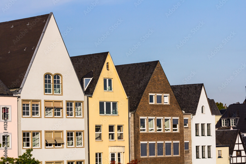House rooftops in Cologne