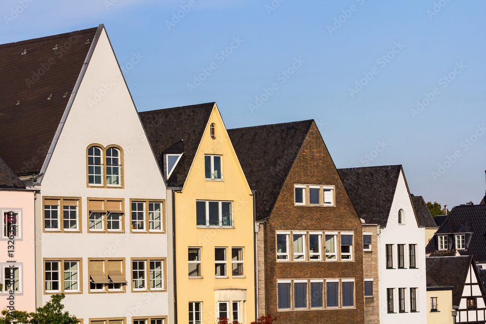 House rooftops in Cologne House rooftops in Cologne