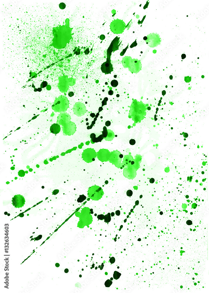 Obraz premium Colorful abstract watercolor texture with splashes and spatters. Modern creative watercolor background for trendy design.