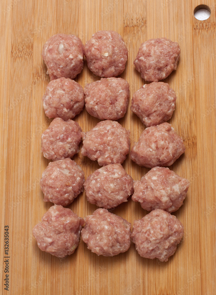 raw meatballs on board raw meatballs on board