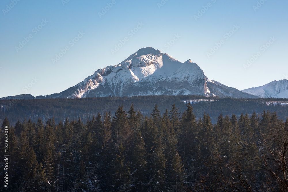 Havran - the highest point of Belianske Tatras