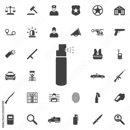 Pepper spray icon.