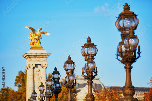 Alexandre III bridge in Paris, France © Ekaterina Pokrovsky
