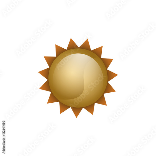 Isolated summer object