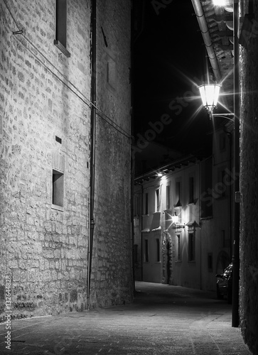 Night streets of the old town.