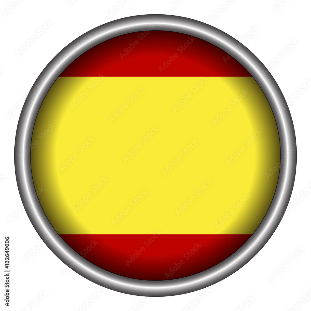 Obraz premium Isolated Spanish flag8