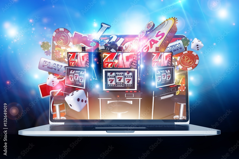 Fototapeta premium Online Casino Gambling