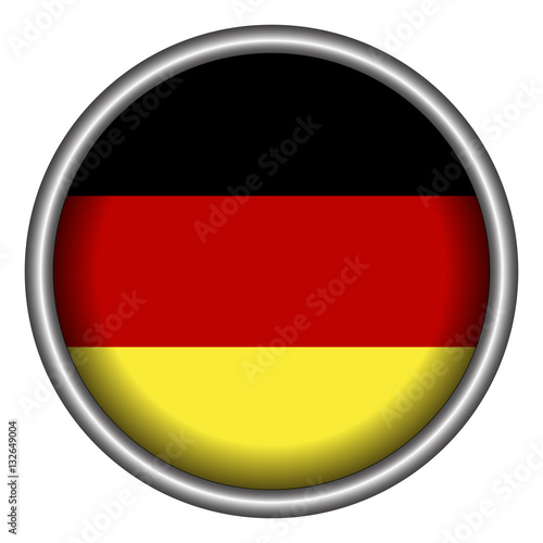 Isolated German badge