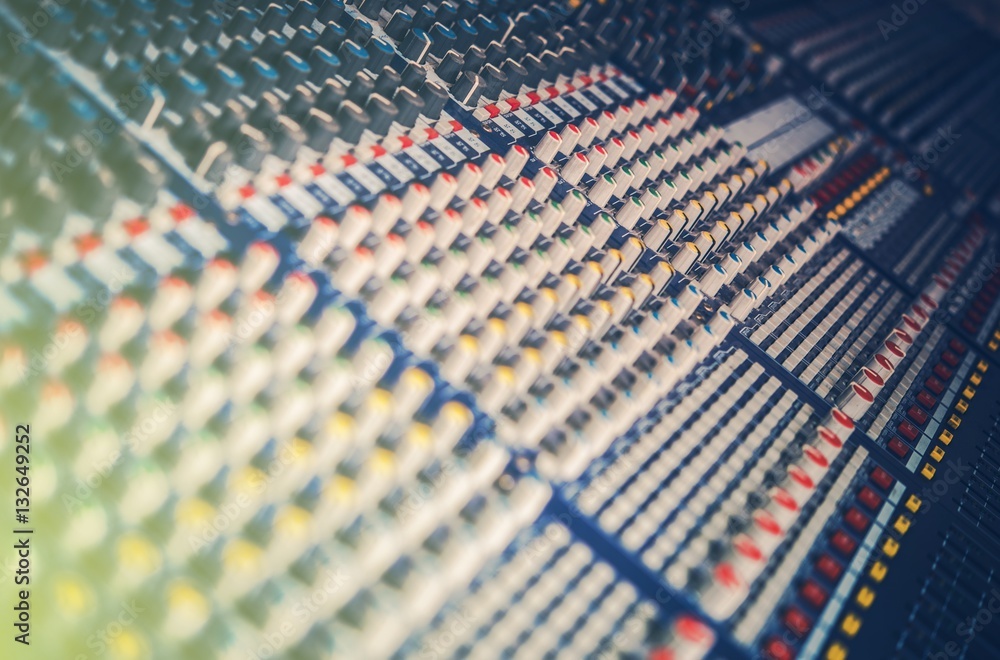 Fototapeta premium Professional mixing Console