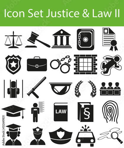 Icon Set Justice & Law II