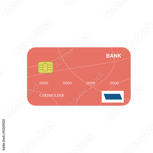 Credit card design. Vector illustration