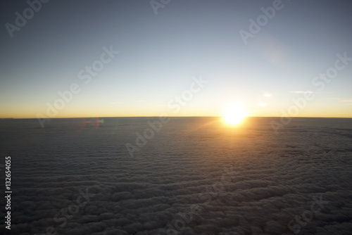 Morning Sun on the clouds