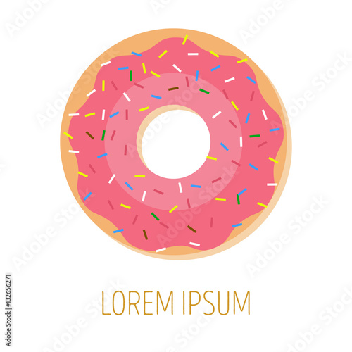Donut icon or logo on a white background.