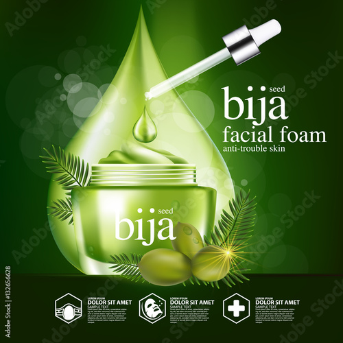 Bija Seed Nature Cosmetic Skin Care. photo