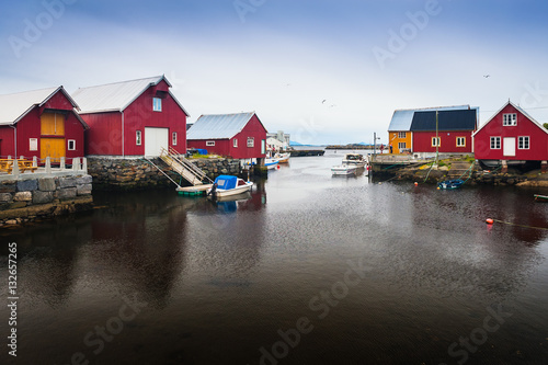 Bud Village fishermen. The west coast of the country. Norway photo