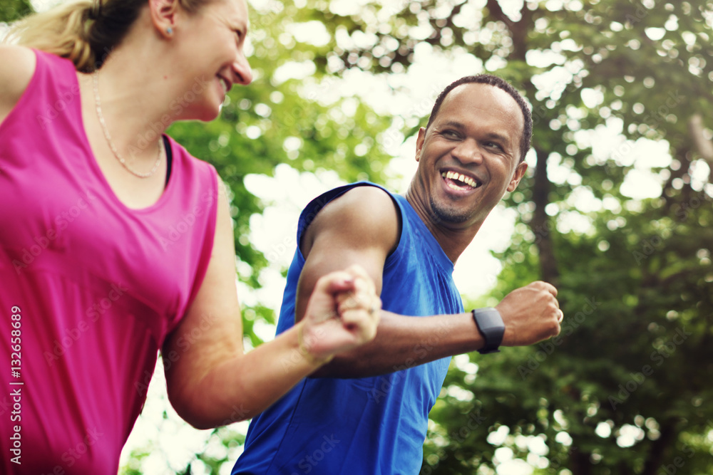 Running Exercise Fitness Couple Together Conceptr Running Exercise Fitness Couple Together Conceptr