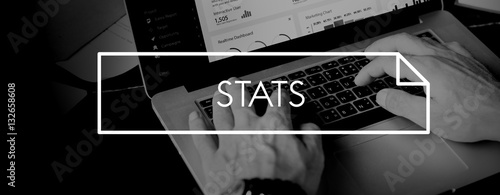 Stats Analyze Commerce Economic Finance Sales Conecept