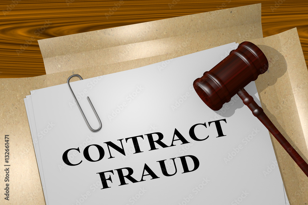 Contract Fraud - legal concept
