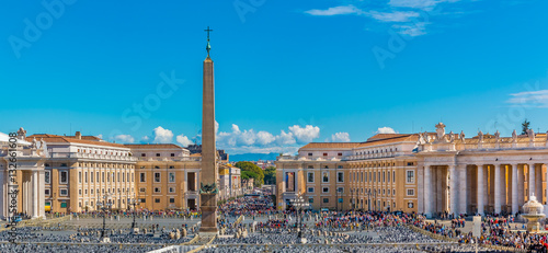 Saint Peter's Square in Vatican Rome