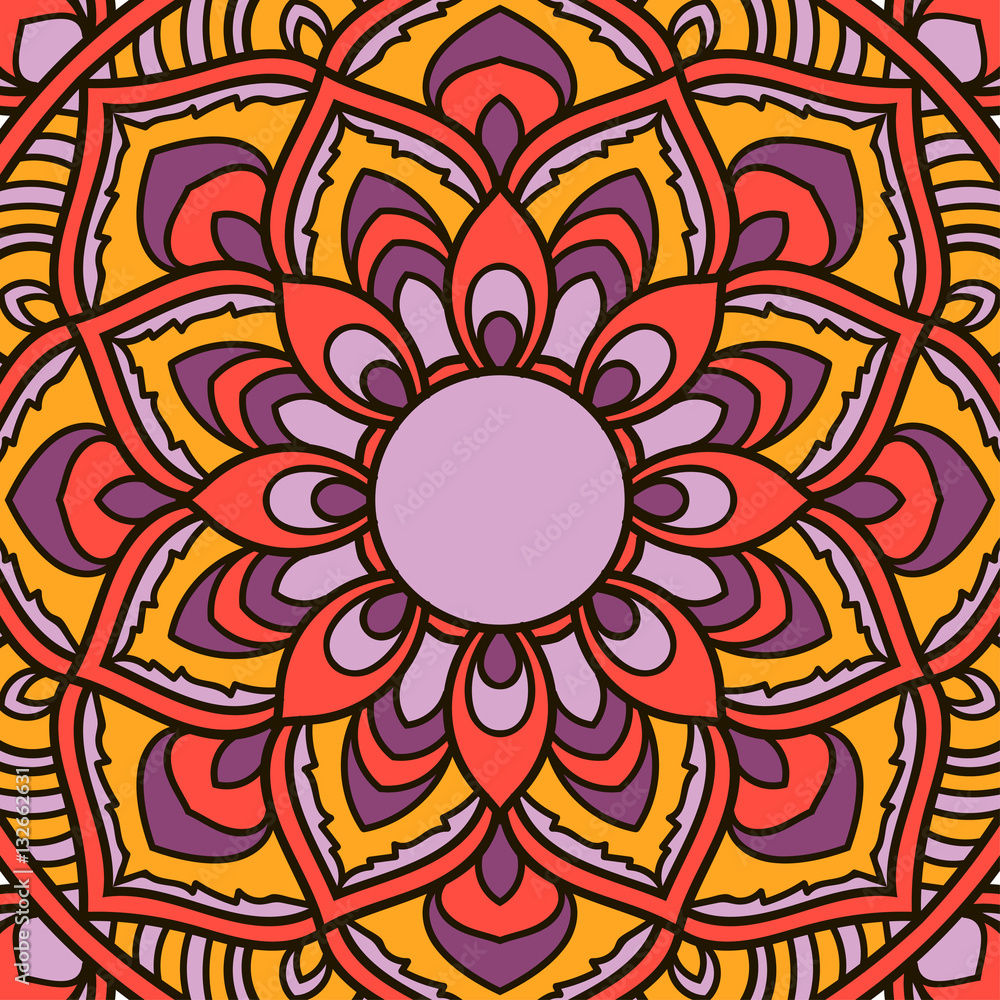 Mandala. Ethnic decorative element.